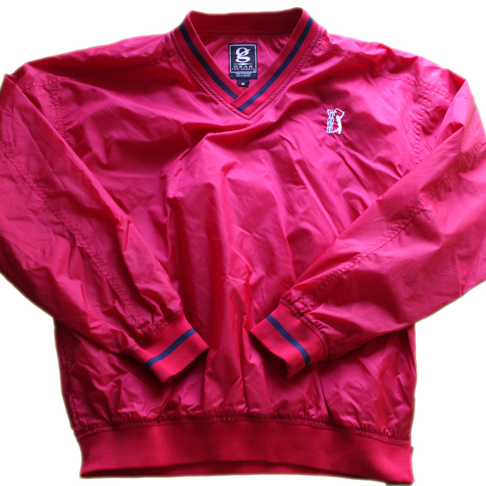 Gear For Sports Vintage PGA Tour Pull Over Red